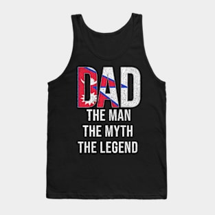 Nepalese Dad The Man The Myth The Legend - Gift for Nepalese Dad With Roots From Nepalese Tank Top